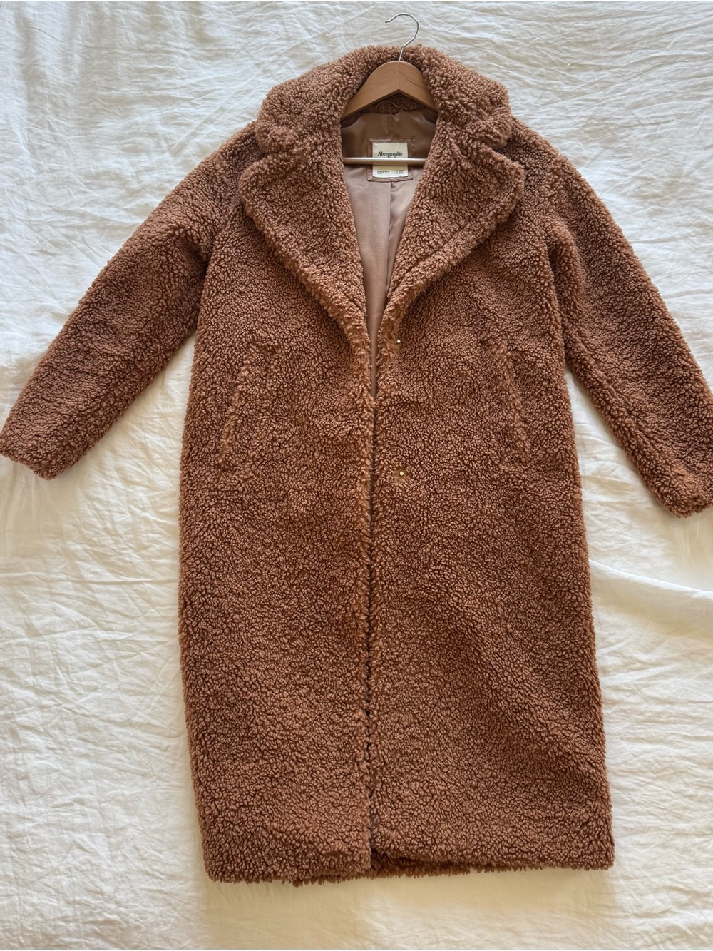 Abercrombie & Fitch Teddy Longline Coat